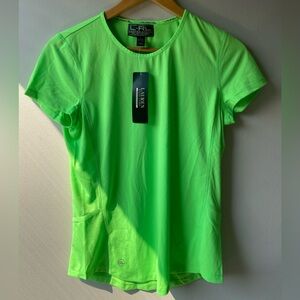 Ralph Lauren Active neon green tee